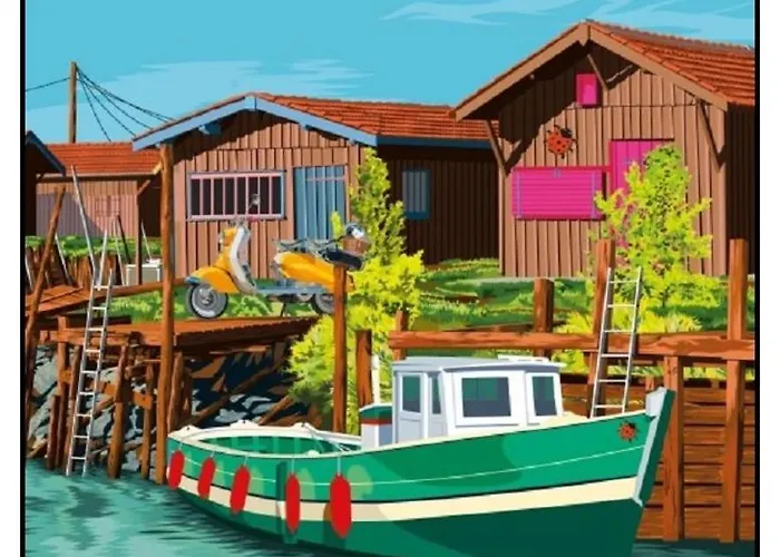 Jolie Petite Maison Climatisee Parking Prive Gujan-Mestras